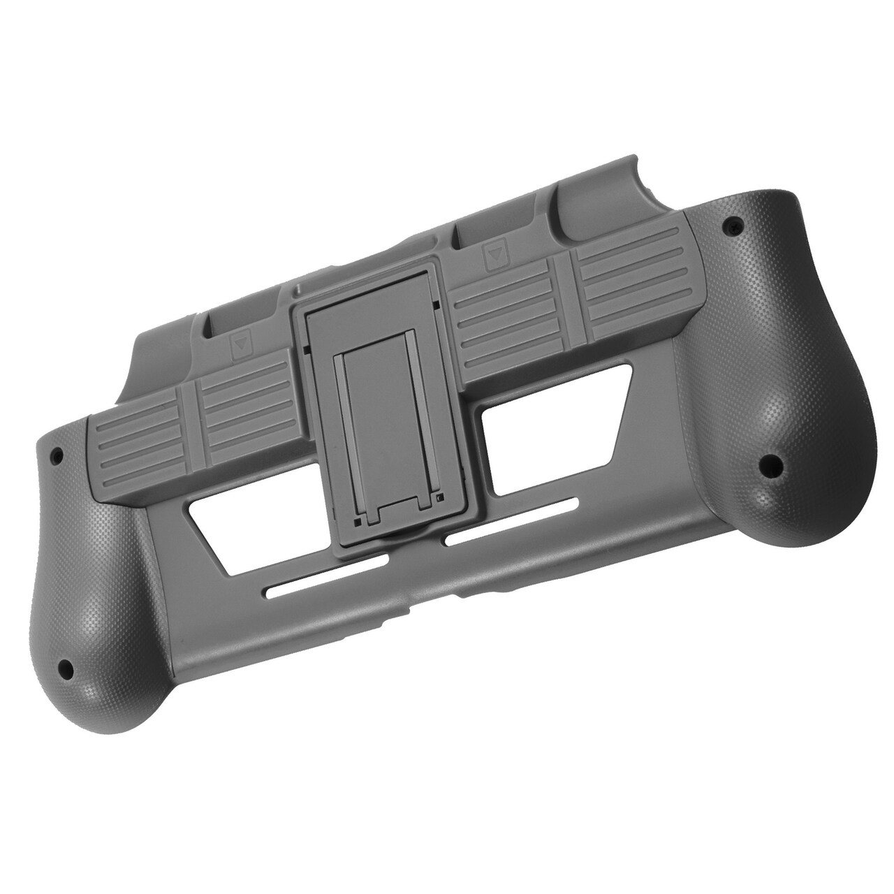 Protective Case for Nintendo Switch Lite 2019, Hard Grip Cover with 2 Game Card Slots Holder, Built in Stand, Shock-Absorption & Anti-Scratch Design, Gray by Insten